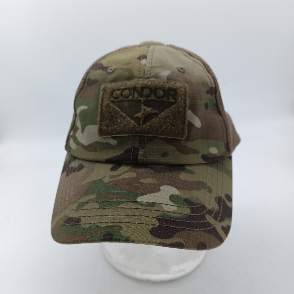 Condor MultiCam Mesh Tactical Cap TCM-008 Adjustable Camo Hook and Loop Hat #2